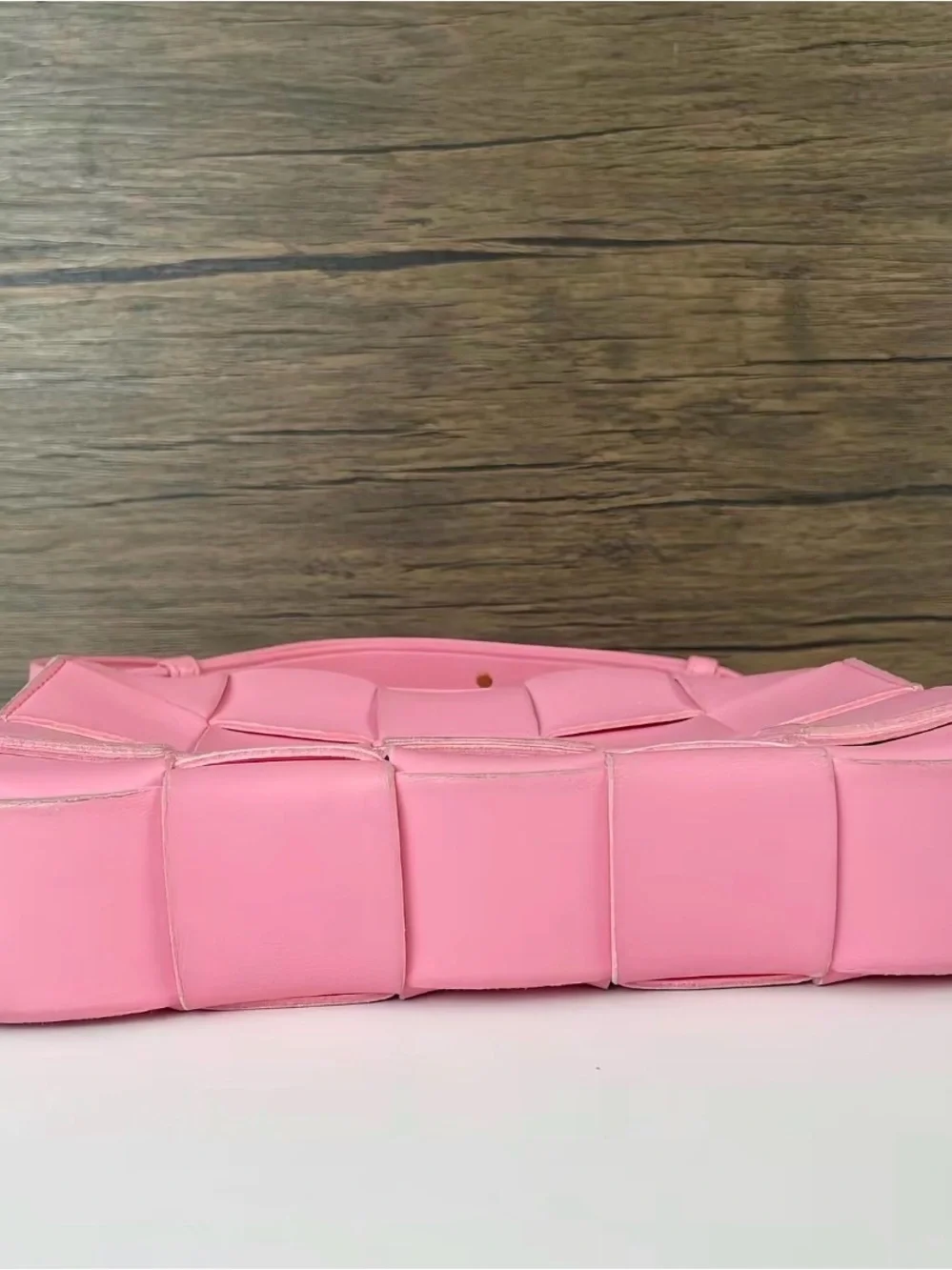 Bottega Veneta lambskin crossbody small cassette pink